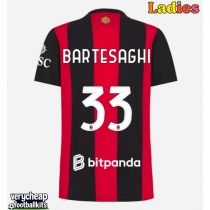 AC Milan Davide Bartesaghi #33 Replica Home Shirt Ladies 2026-27 Short Sleeve